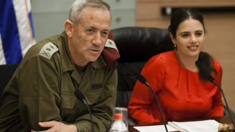 הרמטכ"ל גנץ בוועדת שקד