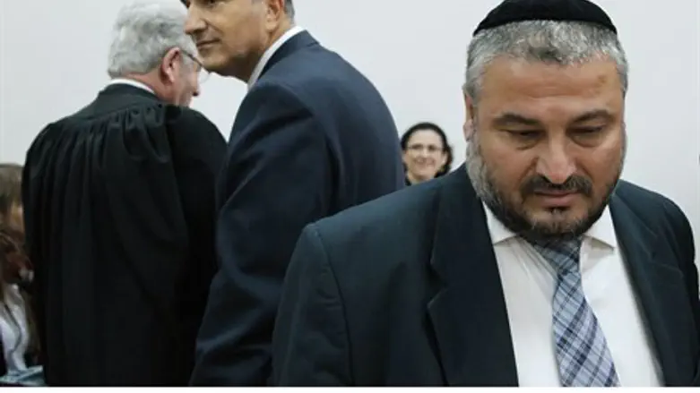 Abutbul (right) and Cohen in the court