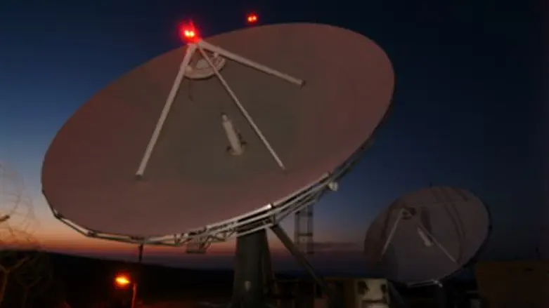 צלחות לווין בשימוש צה"ל