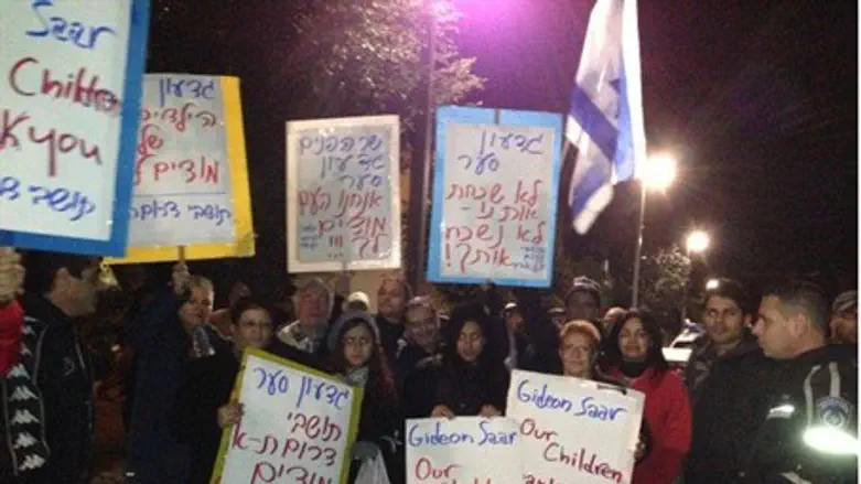 Демонстрация в поддержку Саара