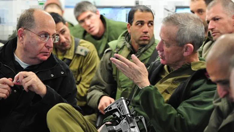 הרמטכ"ל ושר הביטחון בתרגיל