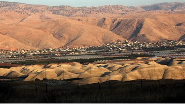 Долина реки Иордан. Иллюстрация