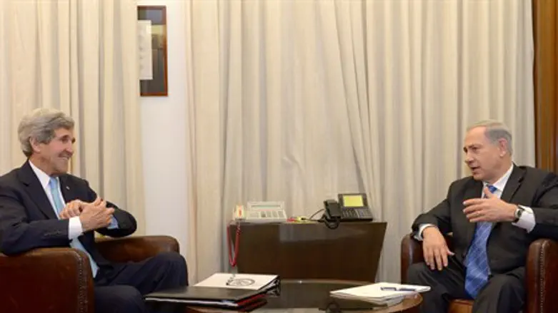 Биньямин Нетаньяху и Джон Керри