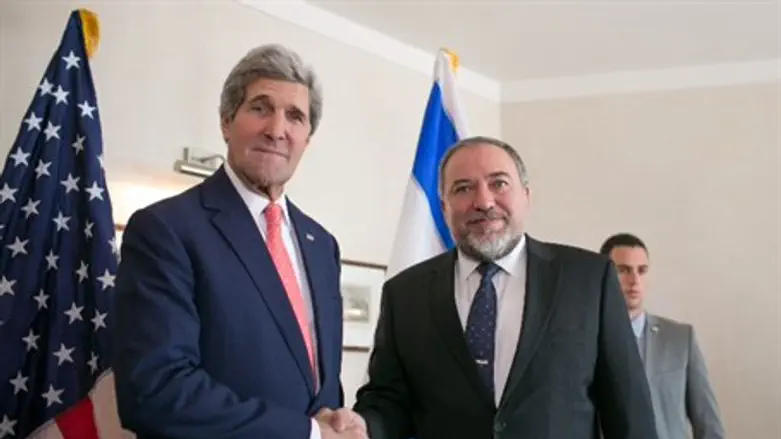 Авигдор Либерман и Джон Керри