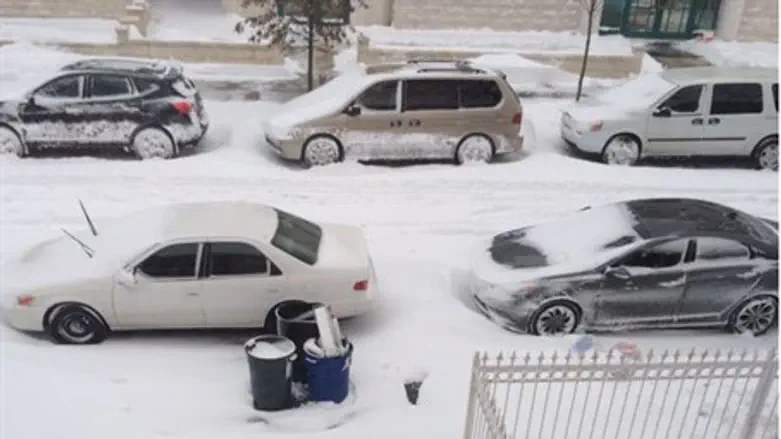 Snow in New York