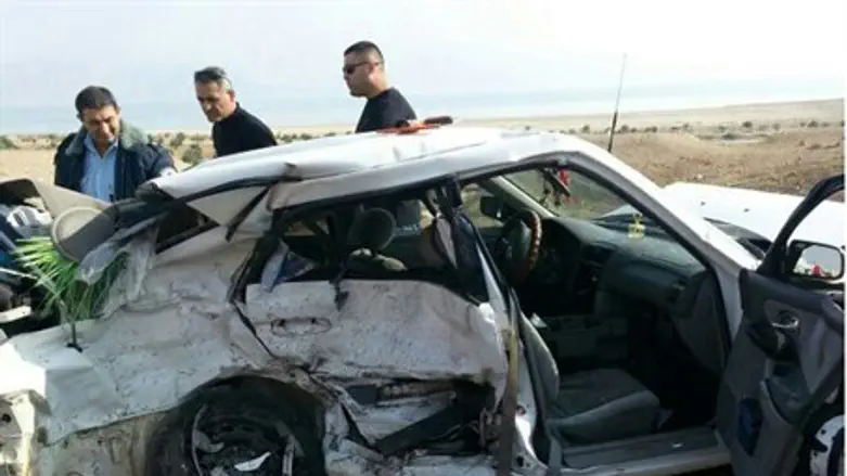 На месте ДТП