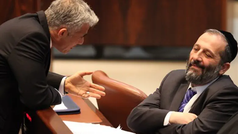 יאיר לפיד ואריה דרעי