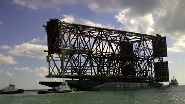 אסדת הקידוח של "תמר"