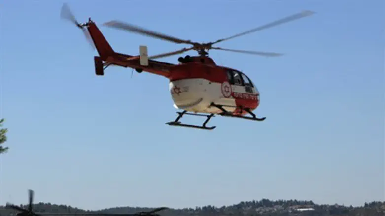 מסוק מגן דוד אדום מד"א