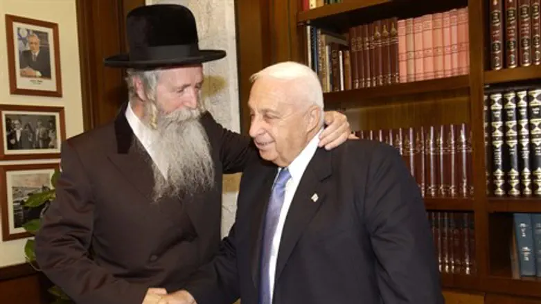 שרון עם הרב גרוסמן