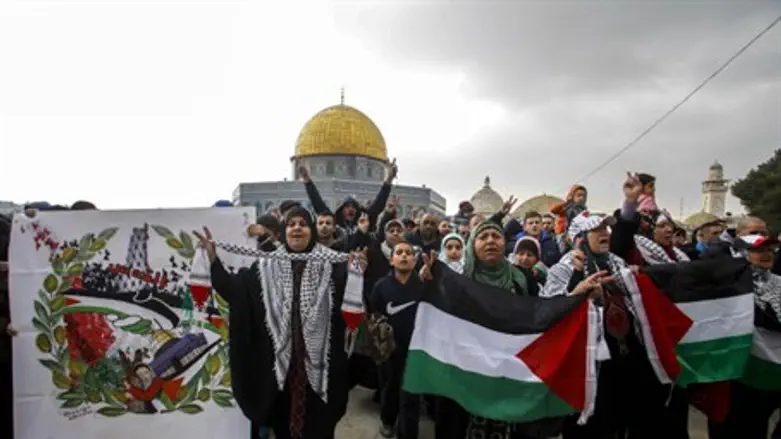 PA Arabs protest Al-Yarmouk camp siege in Syr