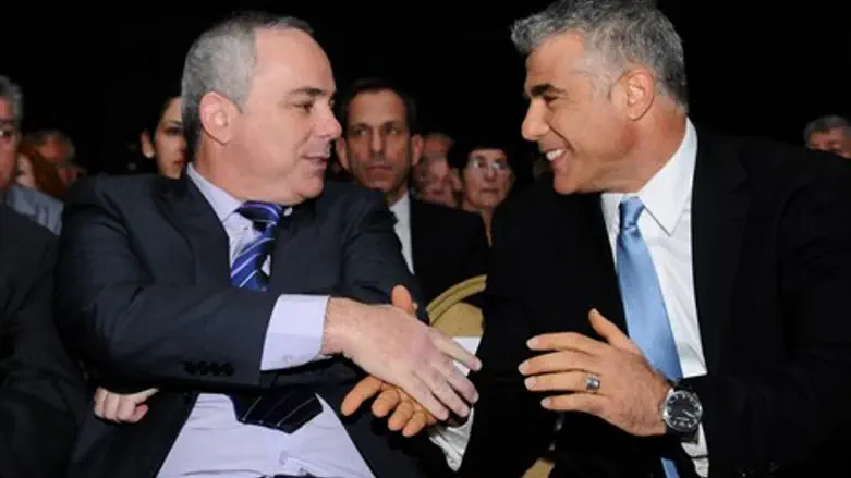 שטייניץ ולפיד בימים טובים יותר