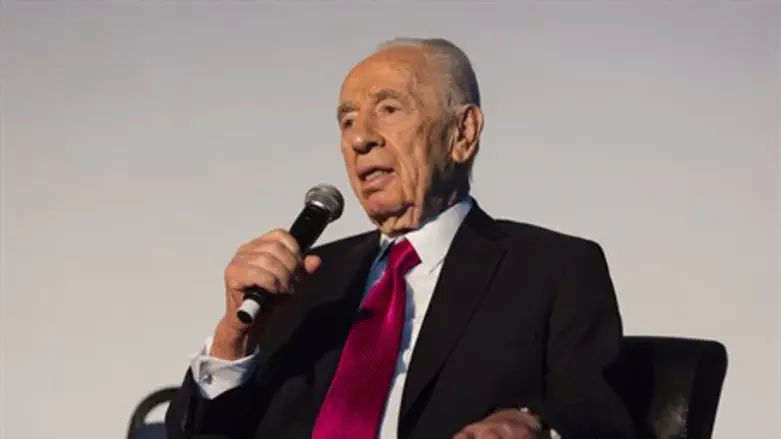 President Shimon Peres at the 50th anniversary of the National Defense College
