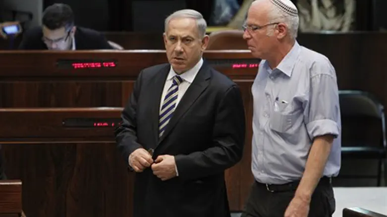 אורי אריאל ובנימין נתניהו