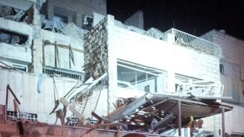 זירת האסון בירושלים