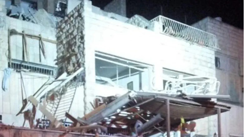 Место катастрофы в Иерусалиме