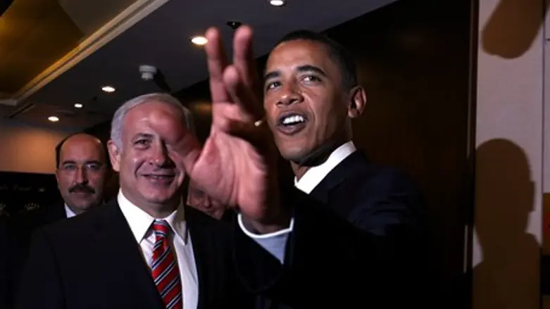 Биньямин Нетаньяху и Барак Обама