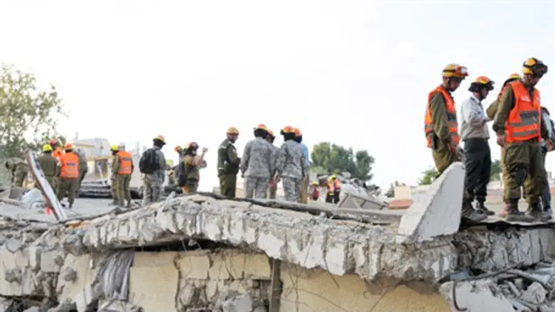 Home Front Command earthquake drill (file)