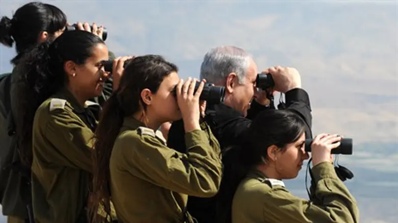 Девушки-солдатки ЦАХАЛа. Иллюстрация