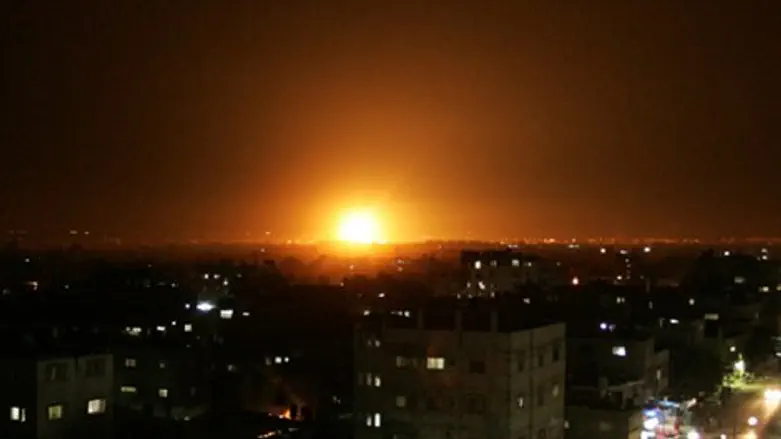 תקיפת חיל האוויר בעזה (ארכיון)