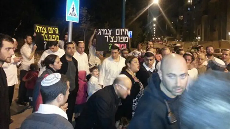 ההפגנה הערב בלוד