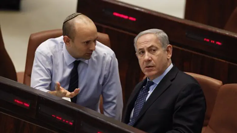 ביקורות הדדיות. נתניהו ובנט