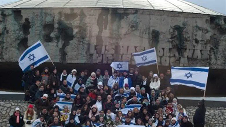 משלחת ישראלית במיידאנק. ארכיון