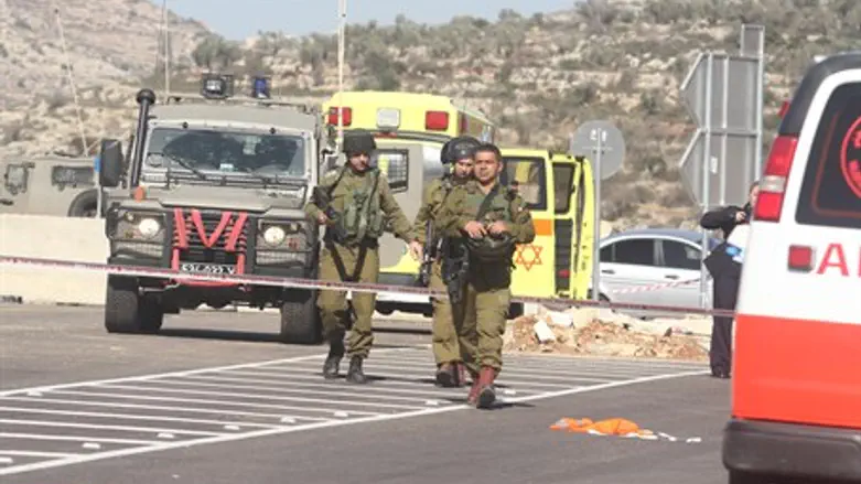 Место теракта в Биньямине