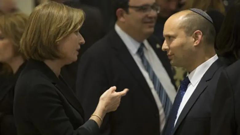 Нафтали Беннет и Ципи Ливни