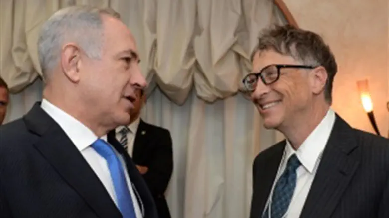 ביל גייטס ורה''מ נתניהו