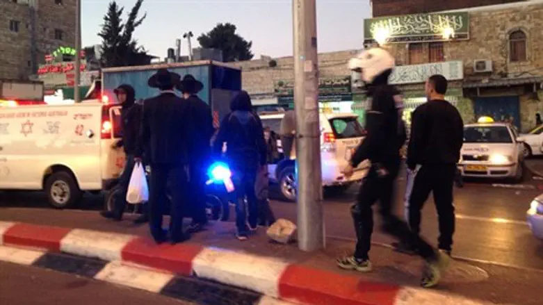 שער שכם אמבולנס איחוד הצלה דקירה ירושלים