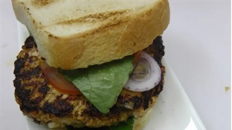 salmon burger