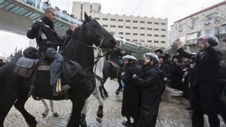 הפגנת החרדים בירושלים