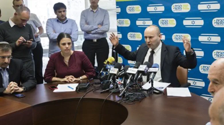 השר בנט בישיבת סיעה