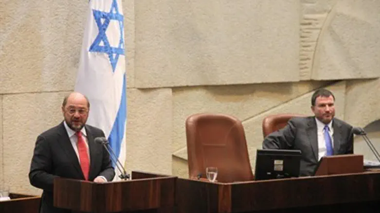 Выступление Мартина Шульца в Кнессете