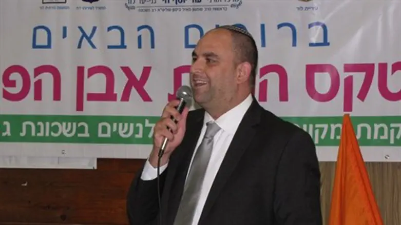 ראש העיר רביבו בטקס