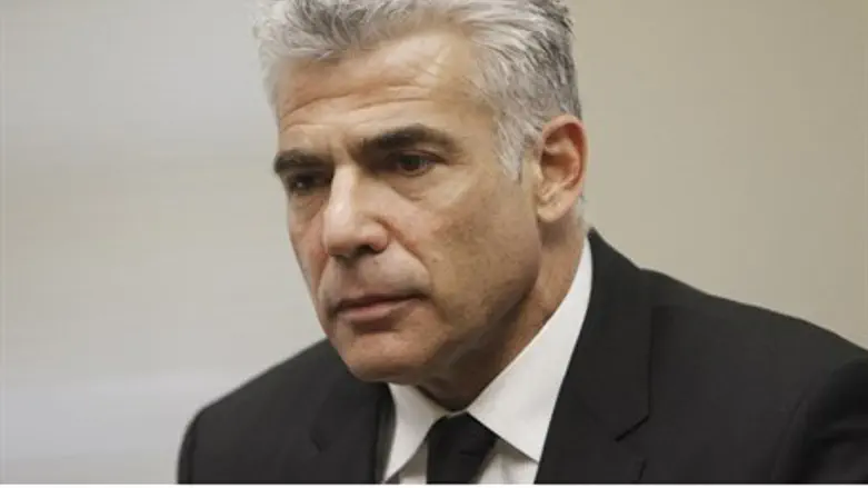 Bottom of the list. Yair Lapid