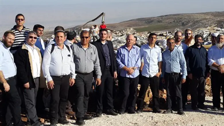 נציגי האיחוד הלאומי מסיירים ביו"ש