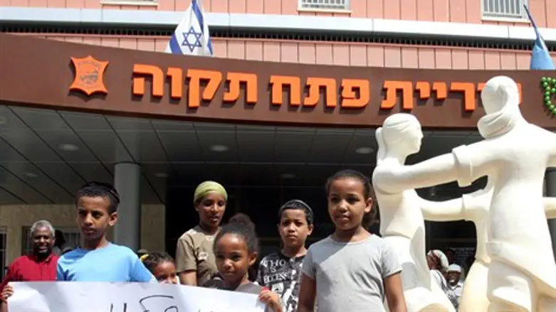 עולי אתיופיה בפתח תקווה