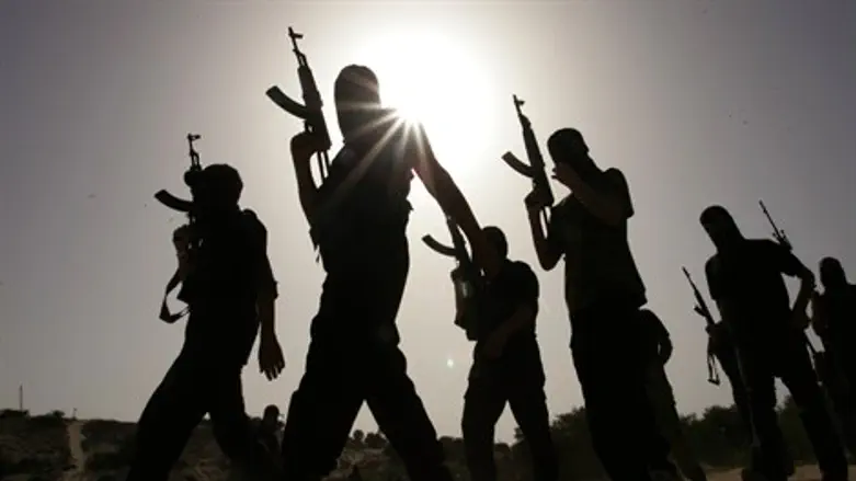 רעולי פנים במזרח הבירה. אילוסטרציה