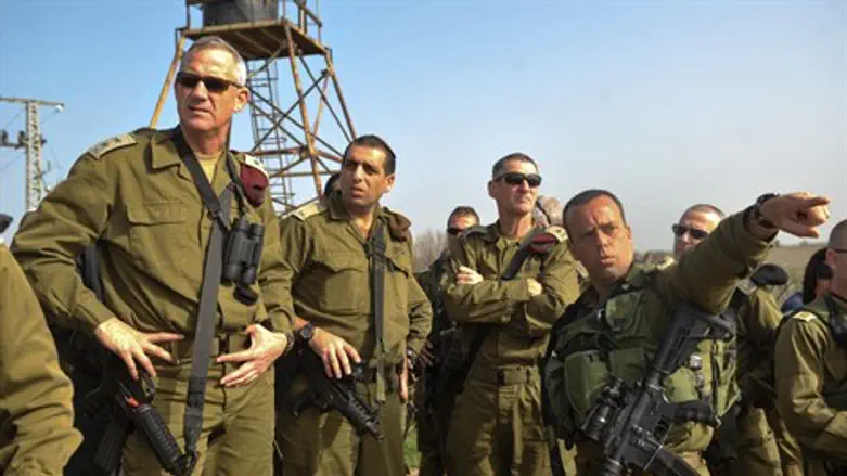 הרמטכ''ל גנץ בגולן, היום