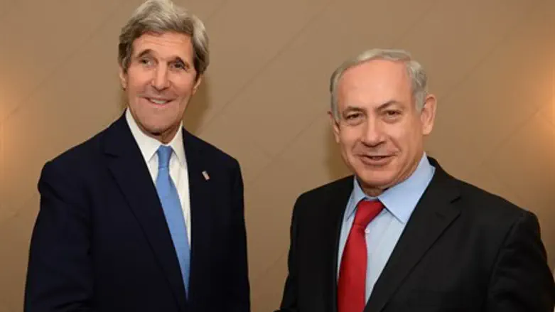 Биньямин Нетаньяху и Джон Керри