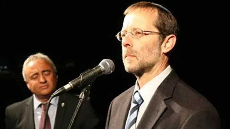 MK Moshe Feiglin at Pollard rally