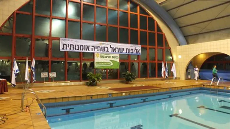 הברכה רגע לפני תחילת התחרויות