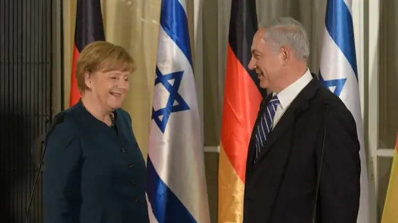 נתניהו ומרקל