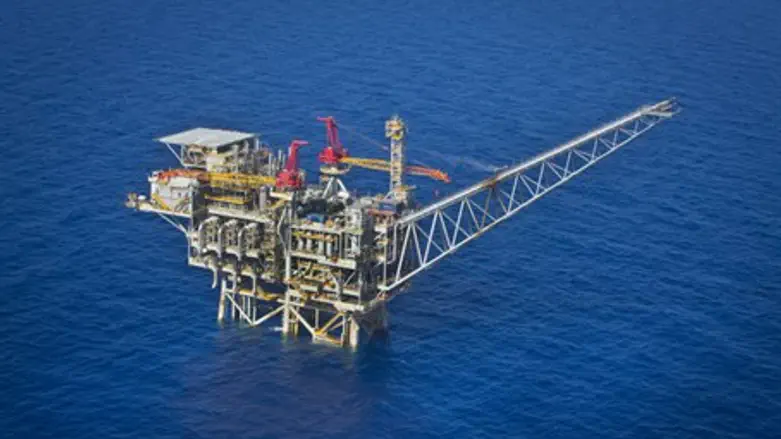 Israeli Tamar gas rig