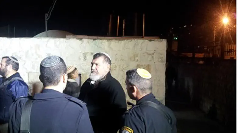 Geshon Mesika at the Tomb of Joseph