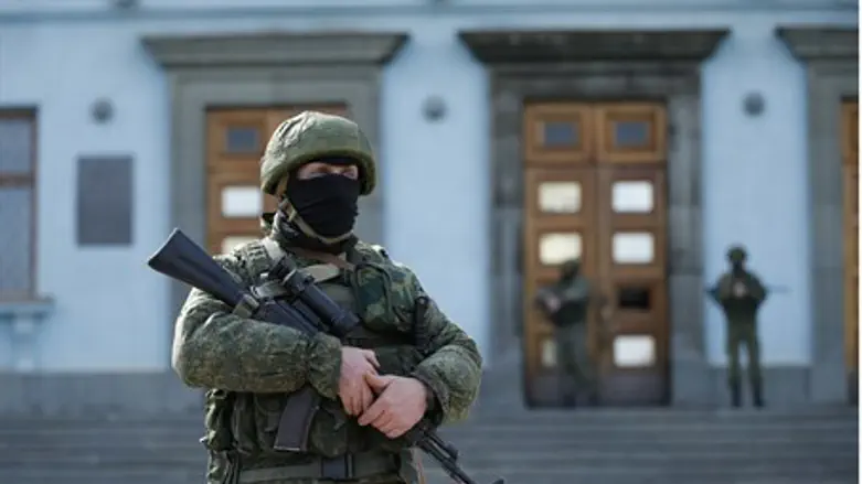Российские оккупанты в Крыму