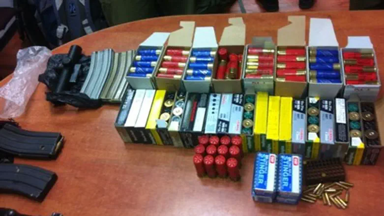 האמל''ח שנתפס הלילה