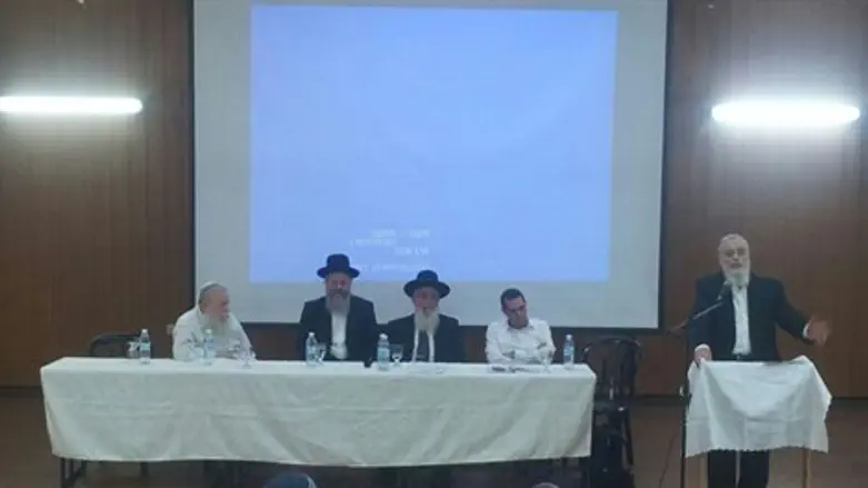הרבנים בכנס. אתמול